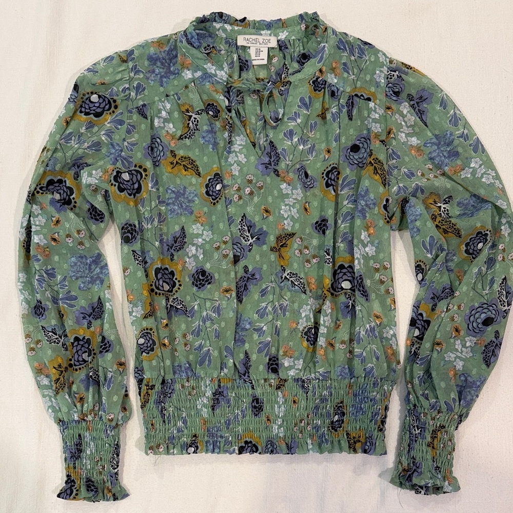 Rachel Zoe Floral Blouse 🪻